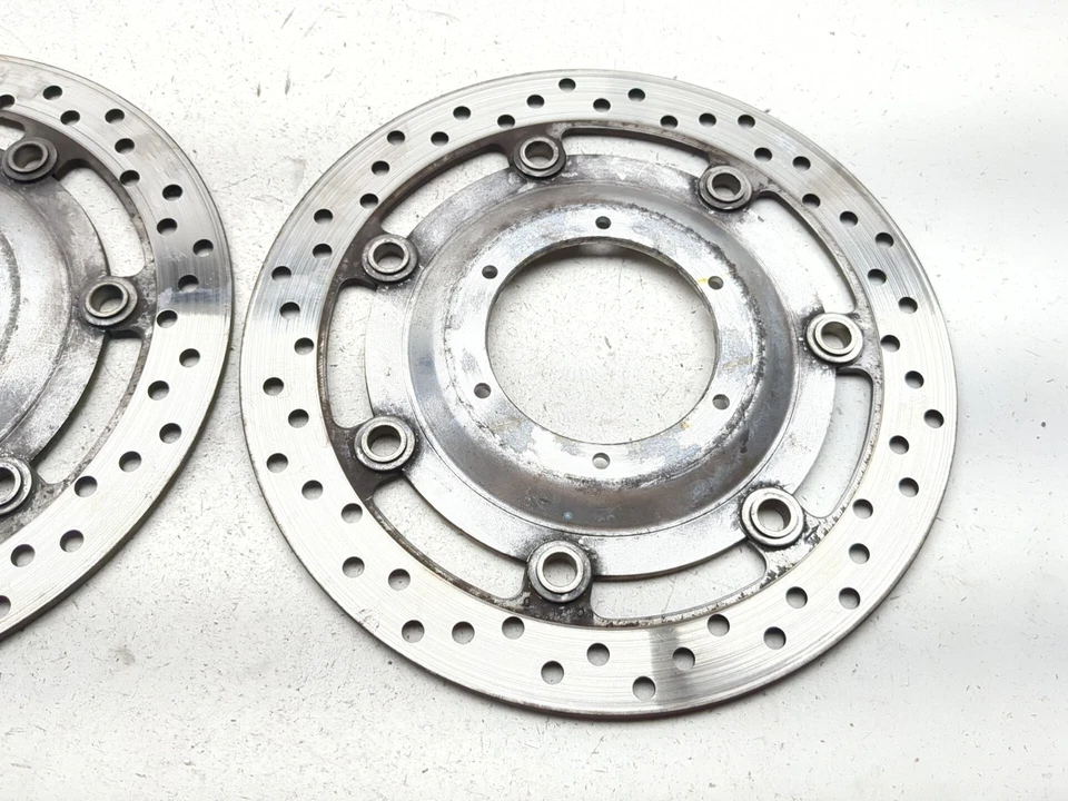 04-08 Honda VTX1800R VTX 1800 Front Disc Brake Rotors Set - Image 3 of 4