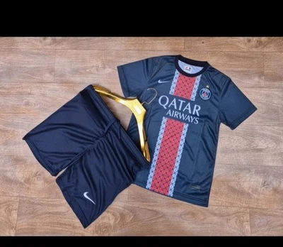 Ensemble foot psg enfant maillot + short - Photo 1/2