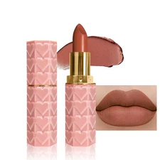 evpct 1Pcs Brown Lipstick Silky Velvet Matte Lipstick Pack Sets for Women Lon...