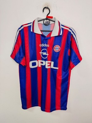 BAYERN MÜNCHEN 1995/1997 HOME FOOTBALL SHIRT VINTAGE ADIDAS TRIKOT MAGLIA GR. S