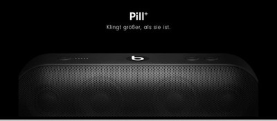 Beats by Dr. Dre Pill+ Bluetooth Lautsprecher Schwarz Kabellos