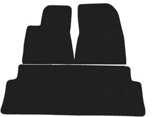 Velours Fußmatten für Tesla Model 3 2017-... , Anthrazit x14 Rand