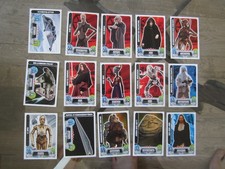 Topps Force Attax Movie Serie 2 Star Wars / 15 grün-schwarze Karten Konvolut #7