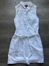 Women’s Banana Republic Dress White Size 4 Sleeveless