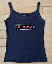 HYSTERIC GLAMOUR Logo guitar Tank Top Black