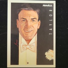 Pinnacle 1991 Dave Taylor Los Angeles Kings Good Guy NHL Card #373