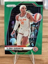DiJonai Carrington 2024 Panini Prizm WNBA Green Prizm #118 Connecticut Sun