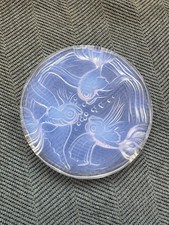 Verlys Frankreich Art Deco Opalisierend Glas Porzellan Fisch Untersetzer Untersetzer