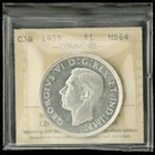 1939 $1 *Cameo*ICCS MS64 Canada Silver Dollar Beautiful Blast White Frosty Cameo