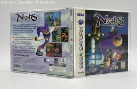 Nights Into Dreams with 3D Control Pad Controller for Sega Saturn IOB 1996