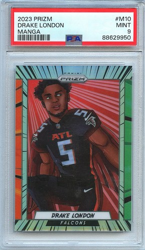 Drake London #M-10 2023 Panini Prizm Manga card