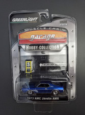 164 Greenlight Muscle Car Garage 1973 Amc Javelin Amx Blue