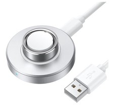 Compatible w/O-ra Ring Gen 4 charger Silve size8 fast/safe charging base W/USB-C