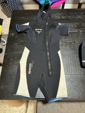 Mares Trilastic 5 core deluxe Hooded 5mm Shorty spring Wetsuit size 6