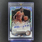 Madison Booker 2025-26 Bowman - 1st Chrome Speckle Auto /299 - Texas #CPA-MB