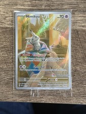 Mimikyu 075 POKEMON CENTER Stamped Black Star Promo 2024 IR Pokémon Card SEALED