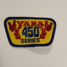 Vintage YABA 450 Series Bowling Patch Youth Embroidered Badge 1980s