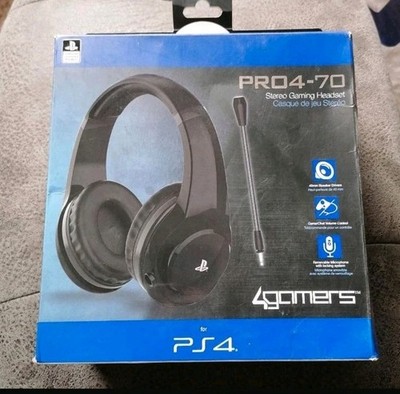 4Gamers Pro4-70 Gaming Headset For PS4 Brand New In The Box 