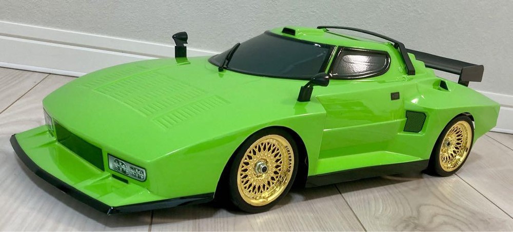 Losi V100 RTR Lancia Stratos Unused Custom RC Racing Car