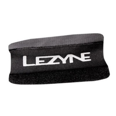 LEZYNE Kettenschutz für Kettenstrebe mit Klettverschluss schwarz Größe L