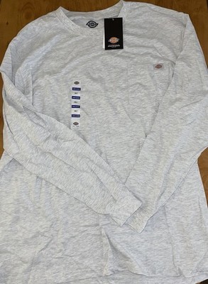 Dickies Men's Long Sleeve Heavyweight Crew Neck Gray Size 2XLT