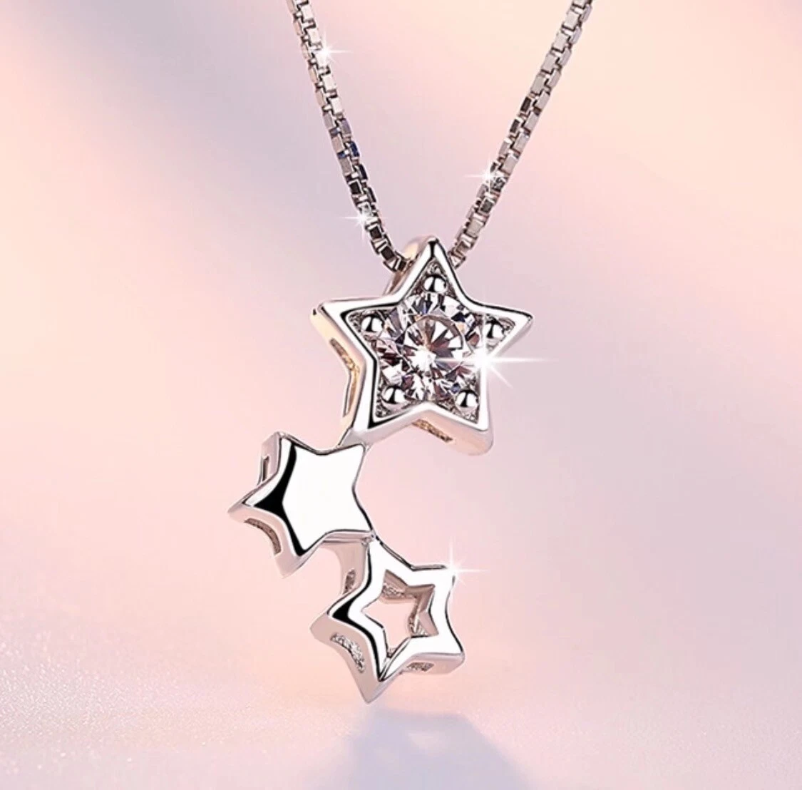Silver chain with pendant for womens sale