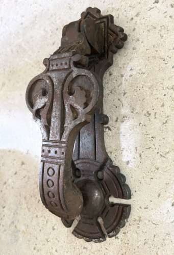 8" ANTIQUE 1880's EASTLAKE VICTORIAN A. KENRICK & SONS #405 DOORKNOCKER