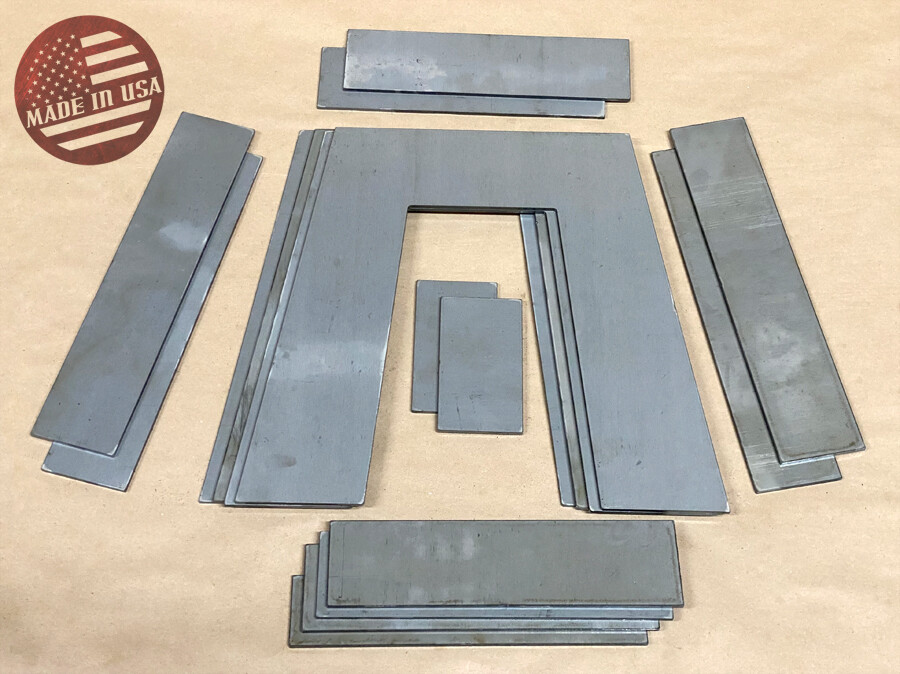 [SR] Weld-on Lowering Truck Under Bed Frame 10" Tall Step C Notch Kit 2.5" Wide