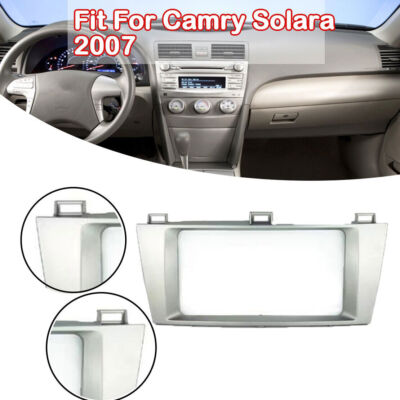 New Fascia Stereo Radio Bezel Panel Frame DVD Trim 2 Din For Camry Solara 2007