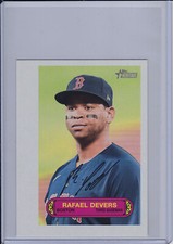 Rafael Devers 2022 Topps Heritage 1973 Pin Ups Oversized Boxtopper Poster 73PU15