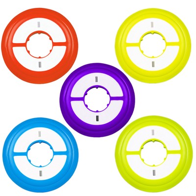 Set of 5 Spool Fishing Equipment Fishing Line Coiling Plate Handle Wire Winding