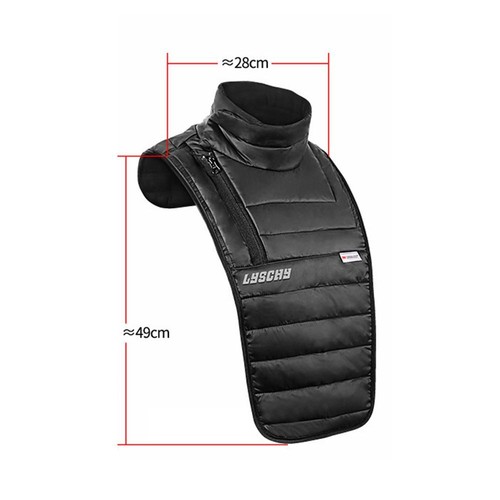 Motorcyclist Rider Chest Neck Protector Windproof Warmer Scarf Bibs Motorcycle - Picture 3 of 15