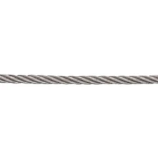 STAINLESS WIRE ROPE CABLE, 7 X 7, 1/4" CUTS, 316 SS (SOLD PER FOOT)