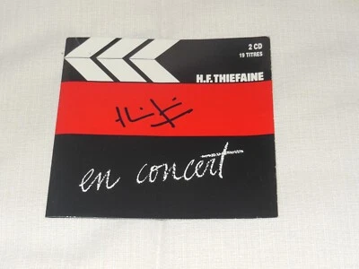 HUBERT FELIX THIEFAINE / 2 CD signé / EN CONCERT - Photo 1/4