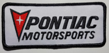 Pontiac Motor Sports embroidered patch iron on 