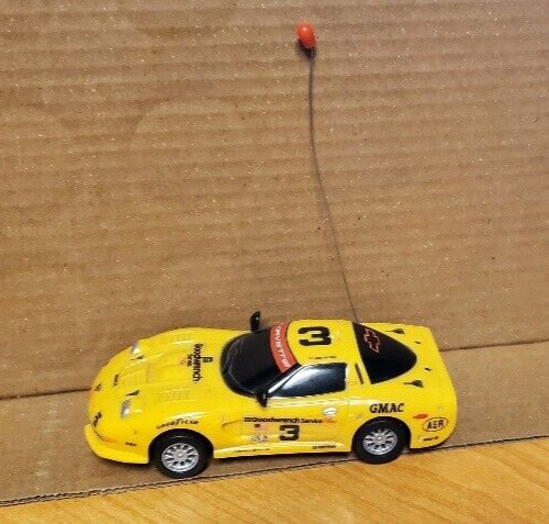 REMOTE CONTROL YELLOW CORVETTE RACING BF GOODWRENCH 3 GMAC UNTESTED