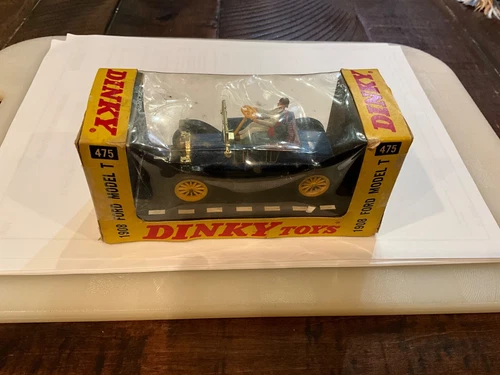 Dinky 475 1908 Ford Model T In Original Box - Excellent Vehicle Fair Box!