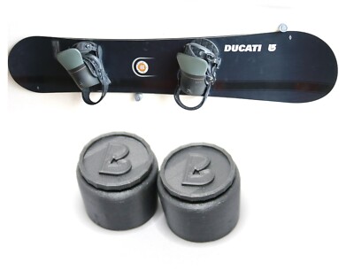 2X SNOWBOARD WALL MOUNT STORAGE RACK DISPLAY 4 FLOW GNU HEAD LIB TECH K2 BURTON