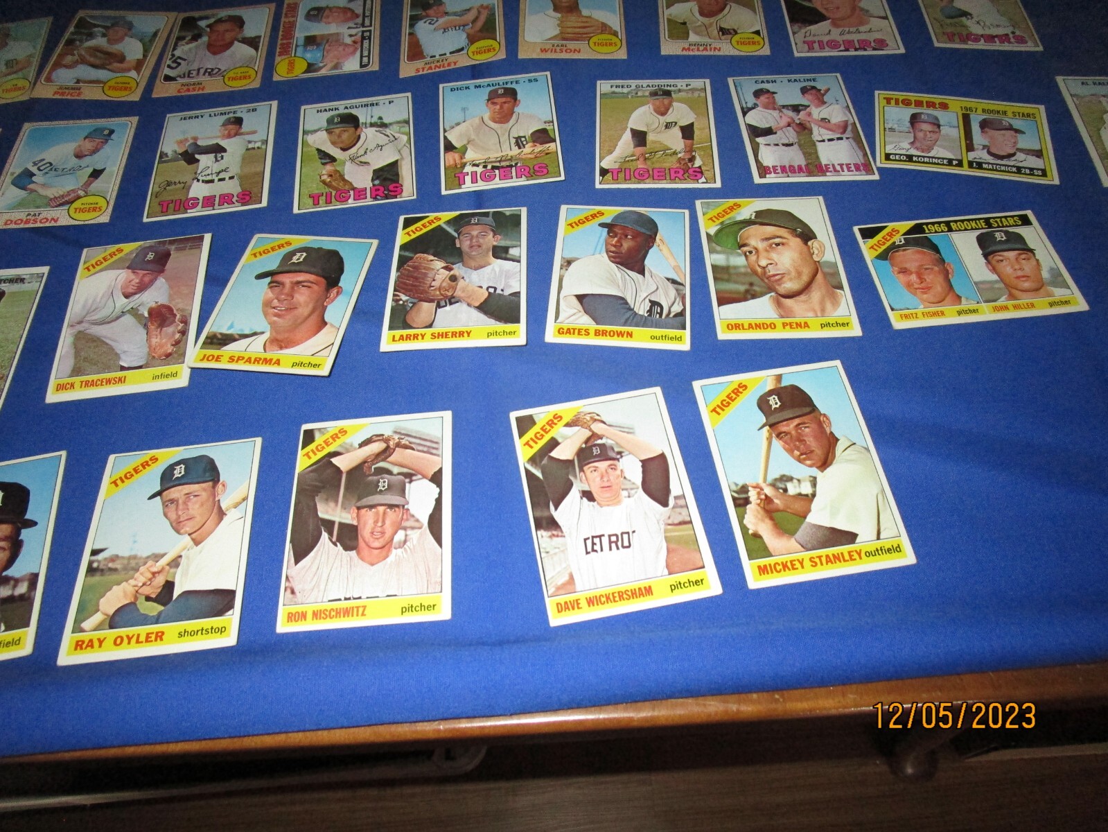 1966 1967 1968 Topps Detroit Tigers baseball card lot see photos eBay