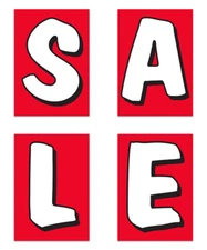 UNDER THE HOOD SIGN SAVE SALE KIT CAR LOT DEALER KIT RED WHITE 29" X 41"