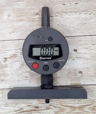 Starrett 3600-5 Digital Depth Micrometer (.500”) Range, 0.01mm (.0005”) Resoluti