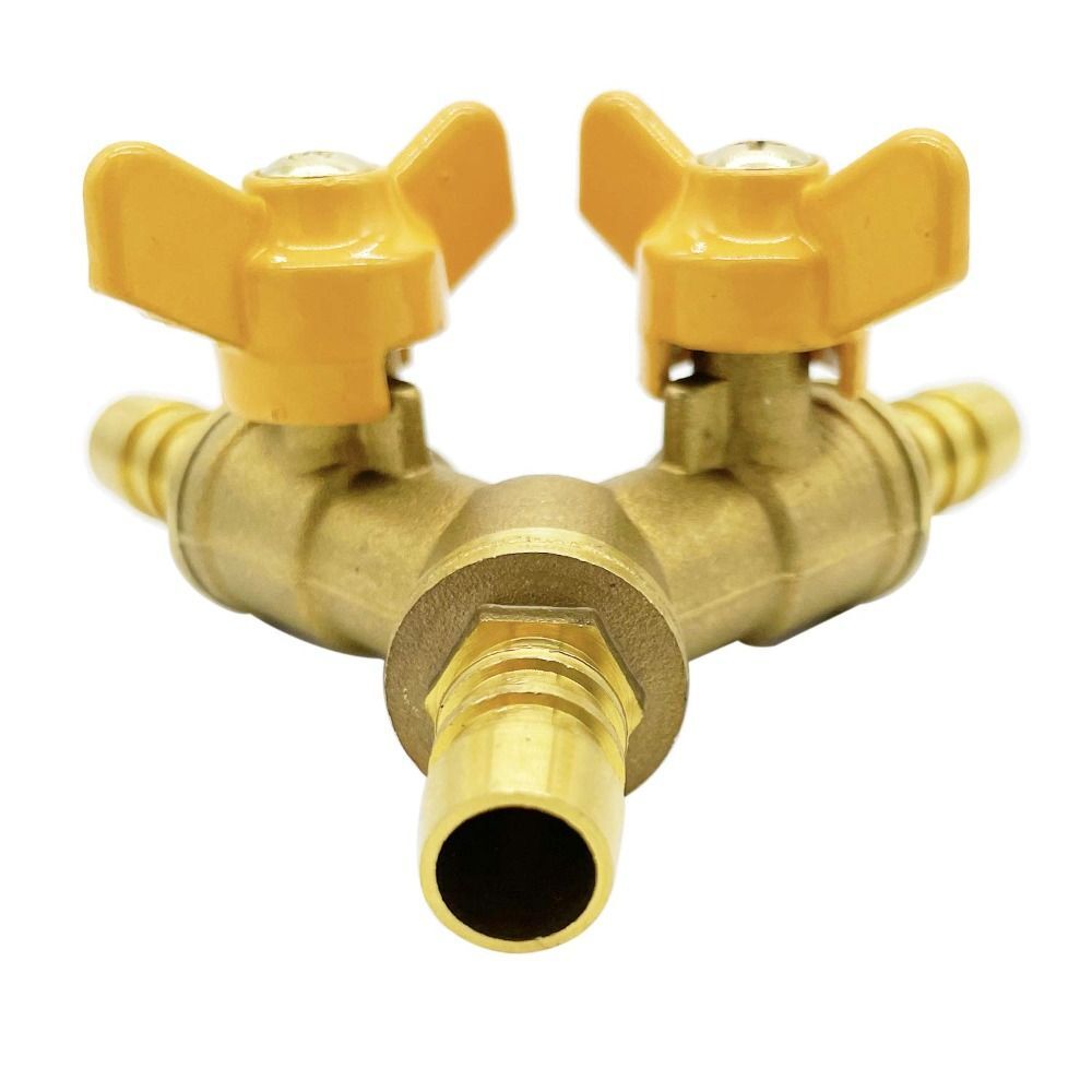 11mm Hose Barb Shut Off Ball Valve Brass Ball Valve Adapter Fuel Gas