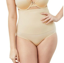 Maidenform Women's Shapewear Underwear High-Waisted Panties Beige Size 5/S 01098