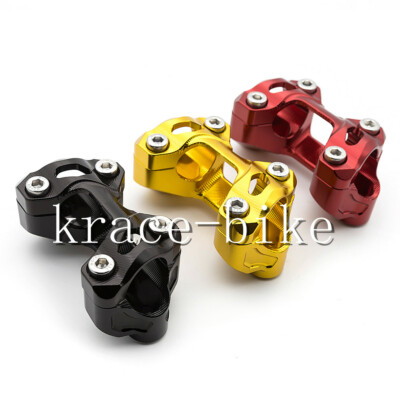 For 1-1/8'' 28mm Motorcycle Universal CNC Handlebar Handle Fat Bar Mount Clamp