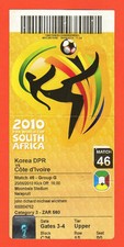 Orig.Ticket   World Cup South Africa 2010   NORTH KOREA - COTE D`I. / match 46 !