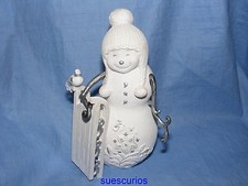 Perfectly Presented Christmas Snowman Seasons Greetings Decoration Figurine77004