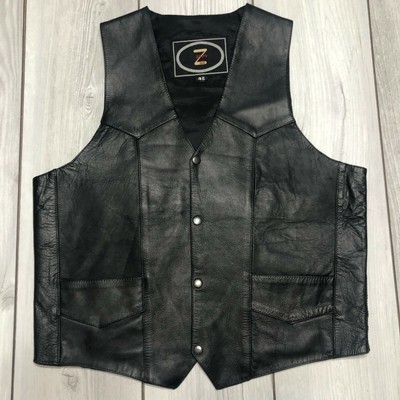 zony leather vest
