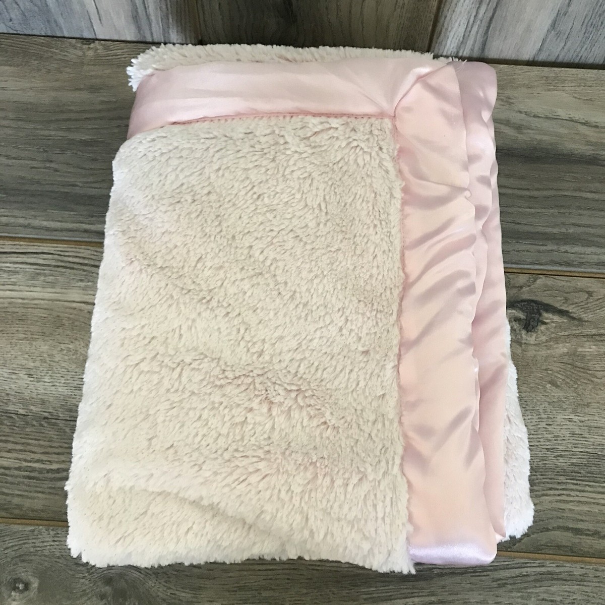 Target Limited Edition Frosted Pink Plush Baby Blanket Security