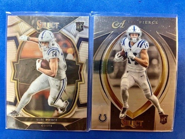 Alec Pierce 2022 Select Concourse RC & 2022 Select Certified Rookie - Colts