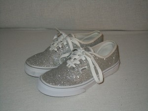vans silver glitter sneakers